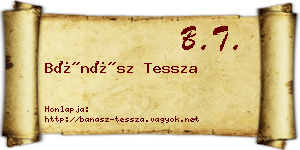 Bánász Tessza névjegykártya